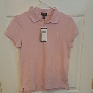 Ralph Lauren Kids Polo Shirt in Soft Pink